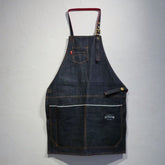 HI-CONDITION Selvage Denim Full Apron Blue Large