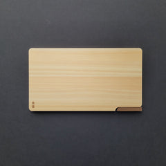 Kaneshige Hinoki Cutting Board with Rosewood Foot