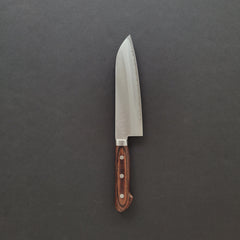 Kaneshige V-Gold Santoku 170mm Imitation Mahogany Handle
