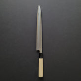 Hitohira Togashi White #1 Tachi Left Handed Yanagiba 300mm Ho Wood Handle (D-Shape/ Saya)
