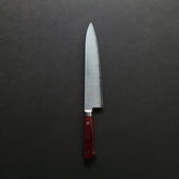 Hitohira TP Gyuto 210mm Wine Pakka Handle