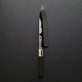 Hitohira Togashi Kyuzo White #1 Fuji Hakumon Mizu Honyaki Gyuto 240mm Taihei Ebony Handle (#059/ Saya)