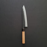 Hitohira Futana SB Kuro Tsuchime Gyuto 210mm Cherry Wood Handle
