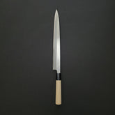 Hitohira Togashi White #1 Tachi Left-Handed Yanagiba 300mm Ho Wood Handle (Saya)