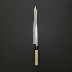 Hitohira Togashi White #1 Tachi Left-Handed Yanagiba 300mm Ho Wood Handle (Saya)