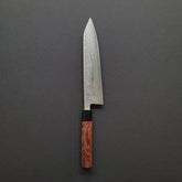 Hitohira Setsu Forged VG-10 Damascus Gyuto 210mm Jutan Handle