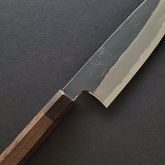Hitohira Togashi White #2 Kurouchi Santoku Tagayasan Handle
