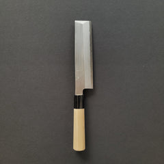 Hitohira Gorobei Blue #2 Usuba 180mm Ho Wood Handle (D-Shape)