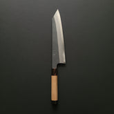 Hitohira Togashi Blue #2 Kurouchi Kiritsuke Gyuto 240mm Cherry Wood Handle (Ebony End)