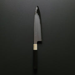 Hitohira Togashi Blue #1 Stainless Clad Kasumi Gyuto 240mm Ebony Handle (Discount)