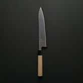 Kaneshige White #1 Etched Gyuto 240mm Ho Wood Handle