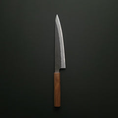 Ajikataya Nashiji White #2 Sujihiki 210mm Walnut Handle