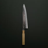 Ajikataya Tsuchime White #2 Gyuto 240mm Ho Wood Handle (D-Shape)