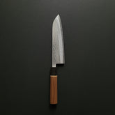 Hitohira NM Tsuchime Gyuto 180mm Walnut Handle (Ziricote Ferrule)