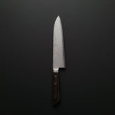 Hitohira NM V10 Damascus Gyuto 180mm Brown Pakka Handle