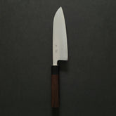 Akifusa Blue Super Migaki Santoku 165mm Rosewood Handle