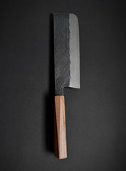 Isamitsu White #1 Nakiri 165mm Zelkova Pentagonal Handle