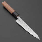 Hitohira Futana Stainless Rope Damascus Petty 135mm Walnut Handle