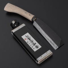 Ajikataya Ajikataya Old Style Hatchet 165mm Oak Handle (Single Bevel)