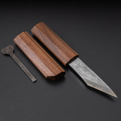 Jiro Watetsu Kitaeji White #2 Kiridashi 60mm Enju Handle (#100)
