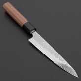 Hitohira Futana S3 Tsuchime Damascus Petty 135mm Walnut Handle