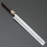 Hitohira Tanaka Manzo Blue #1 Takobiki 270mm Ebony Handle (Extra Width)