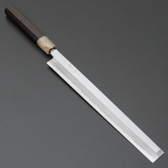 Hitohira Tanaka Manzo Blue #1 Takobiki 270mm Ebony Handle (Extra Width)