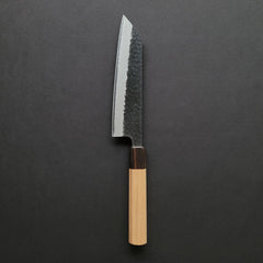 Hitohira Futana SB Kuro Tsuchime Bunka 170mm Cherry Wood Handle
