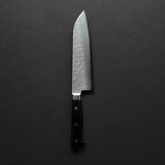 Hitohira T10 Tsuchime Santoku 170mm Pakka Handle