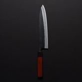 Hitohira TD Blue #2 Stainless Clad Kurouchi Gyuto 240mm Padauk Handle