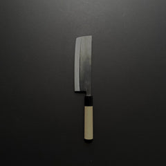 Hitohira TD Blue #2 Stainless Clad Kurouchi Nakiri 165mm Ho Wood Handle (D-Shape)