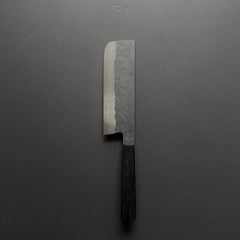 Isamitsu Blue Super Nakiri 165mm Wenge Pentagonal Handle