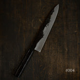 *PRE-ORDER* Tosho x Funaki White #2 Kurouchi Gyuto 250mm Urushi Rattan Wrap Handle (Ivan Polished / #004)