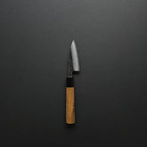 Hatsukokoro Blue #2 Kumokage Paring 80mm Teak Handle