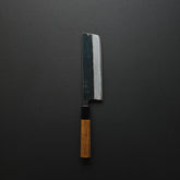 Hatsukokoro Blue #2 Kumokage Nakiri 165mm Teak Handle