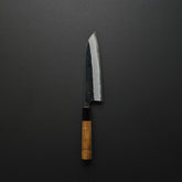 Hatsukokoro Blue #2 Kumokage Santoku 180mm Teak Handle