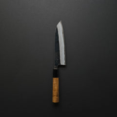 Hatsukokoro Blue #2 Kumokage Santoku 180mm Teak Handle