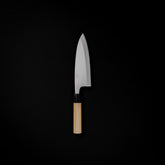 Hitohira Silver #3 Deba 180mm Ho Wood Handle (D-Shape)