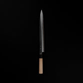 Hitohira Togashi Blue #2 Yanagiba 330mm Ho Wood Handle (Saya)