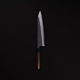 Akifusa Blue Super Kurouchi Tsuchime 240 Kiritsuke Gyuto Rosewood Handle