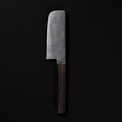 Crane Culinary Rustic Migaki Nakiri 120mm Gaboon Ebony Handle