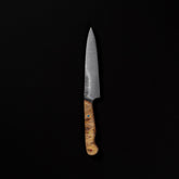 Crane Culinary French Petty 130mm Mappa Burl Handle