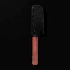 Crane Culinary Rustic Migaki Nakiri 120mm Spalted Tamarind Handle