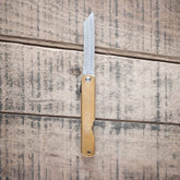 Higonokami Blue Steel Folding Knife Large Brass Handle