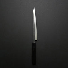 Akifusa Blue #2 Nashiji Sujihiki 200mm Ebony Handle