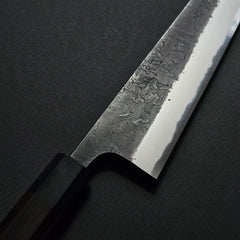 Akifusa Blue #2 Nashiji Gyuto 240mm Ebony Handle