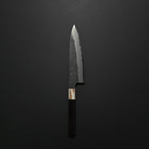 Hitohira Togashi Blue #2 Kurouchi Gyuto 210mm Ebony Handle