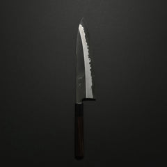 Hitohira Tanaka Kyuzo Blue #1 Migaki Gyuto 240mm Taihei Ebony Handle (Extra Height)