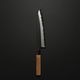 Hitohira Tanaka Kyuzo Blue #1 Kurouchi Gyuto 240mm Yakusugi Cedar Handle