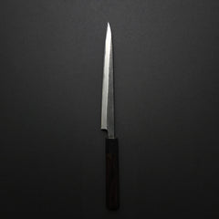 Akifusa Blue #2 Nashiji Sujihiki 200mm Ebony Handle